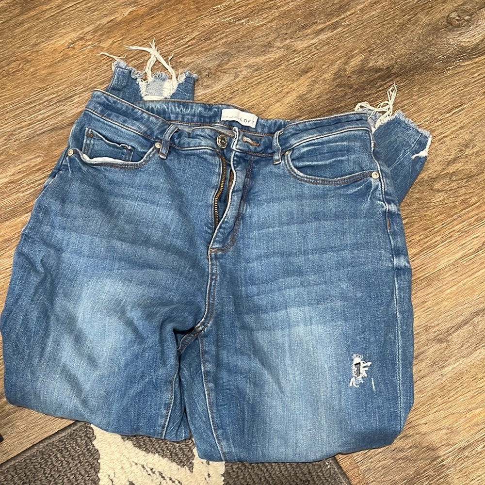Loft high waist skinny curvy jeans